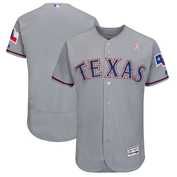 Men Texas Rangers Blank Grey Mothers Edition MLB Jerseys->baltimore orioles->MLB Jersey